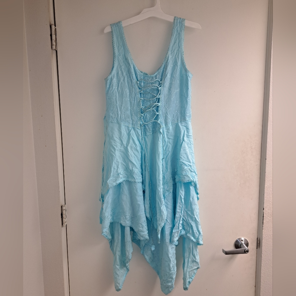 Handkerchief hem fairy renaissance dress